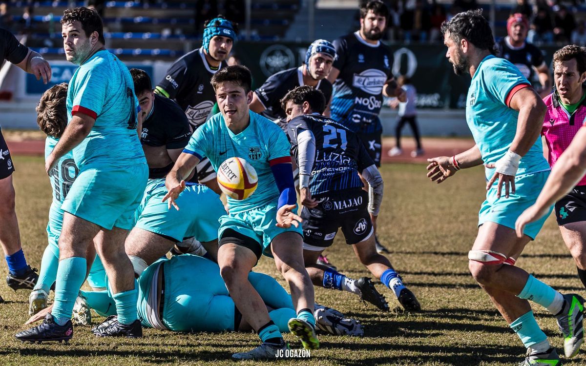 Derrota amarga pel Barça Rugbi davant el Real Ciencias La Carloteña (46-25)