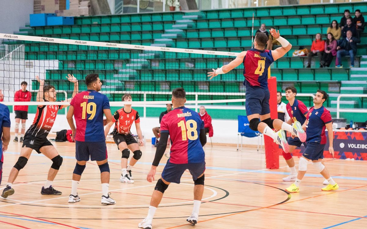 El Barça Voleibol continua líder, amb la mirada posada en la Copa Príncep