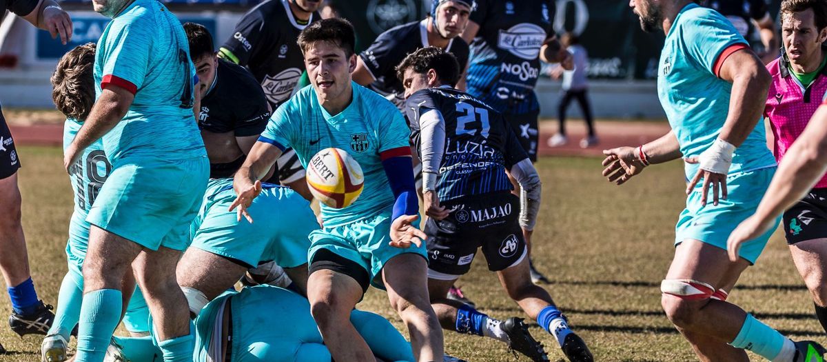 Derrota amarga para el Barça Rugby ante el Real Ciencias La Carloteña (46-25)