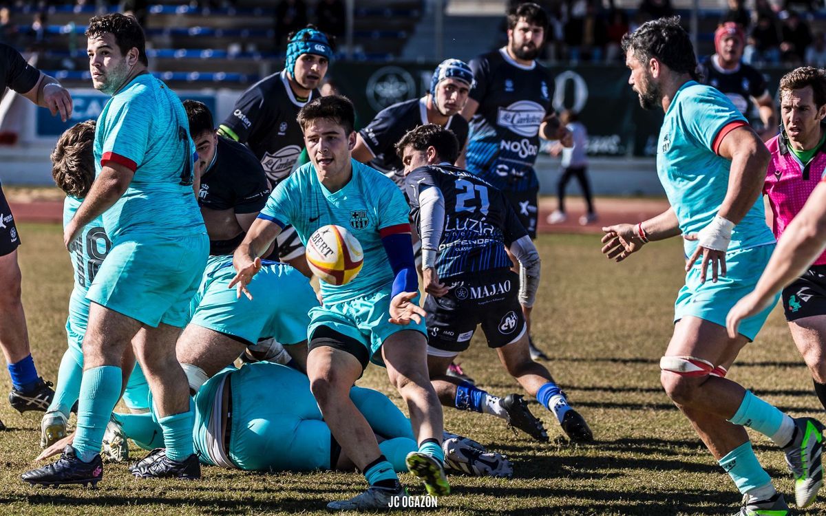 Derrota amarga para el Barça Rugby ante el Real Ciencias La Carloteña (46-25)