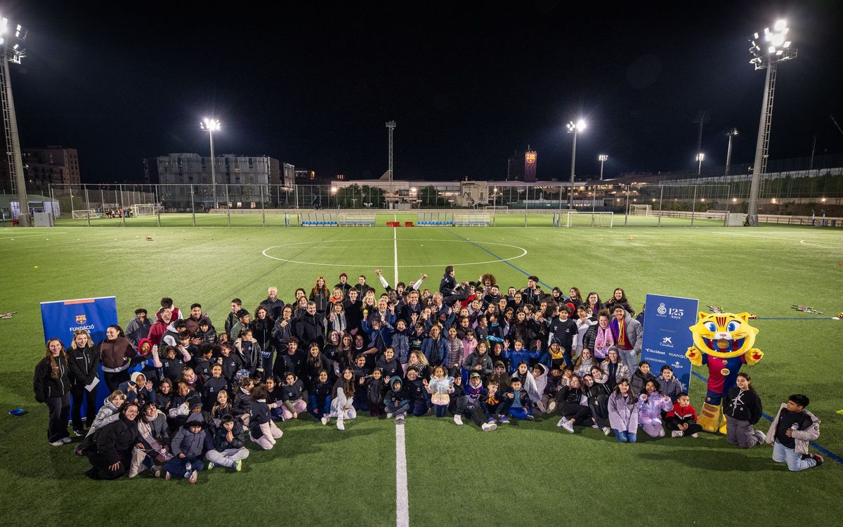 Acto conjunto de las Fundaciones del FC Barcelona y del Real Club de Tenis de Barcelona en la Ciudad Deportiva Joan Gamper