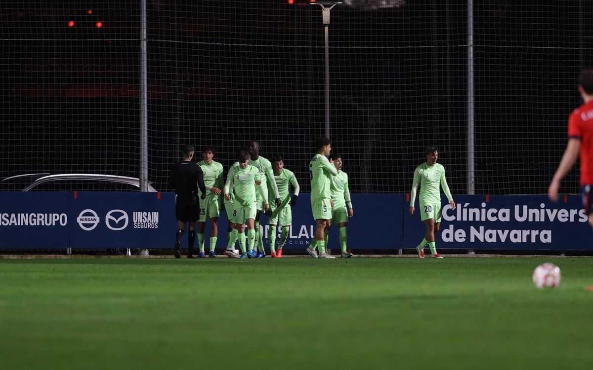 Osasuna B - Barça Atlètic: Triunfo con remontada (1-2)