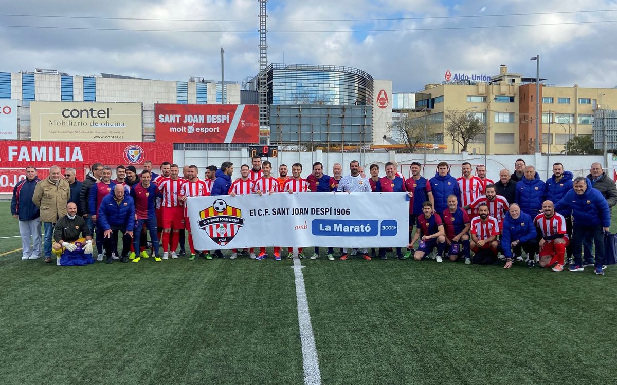 Triunfo en el Partido Solidario por La Marató de TV3