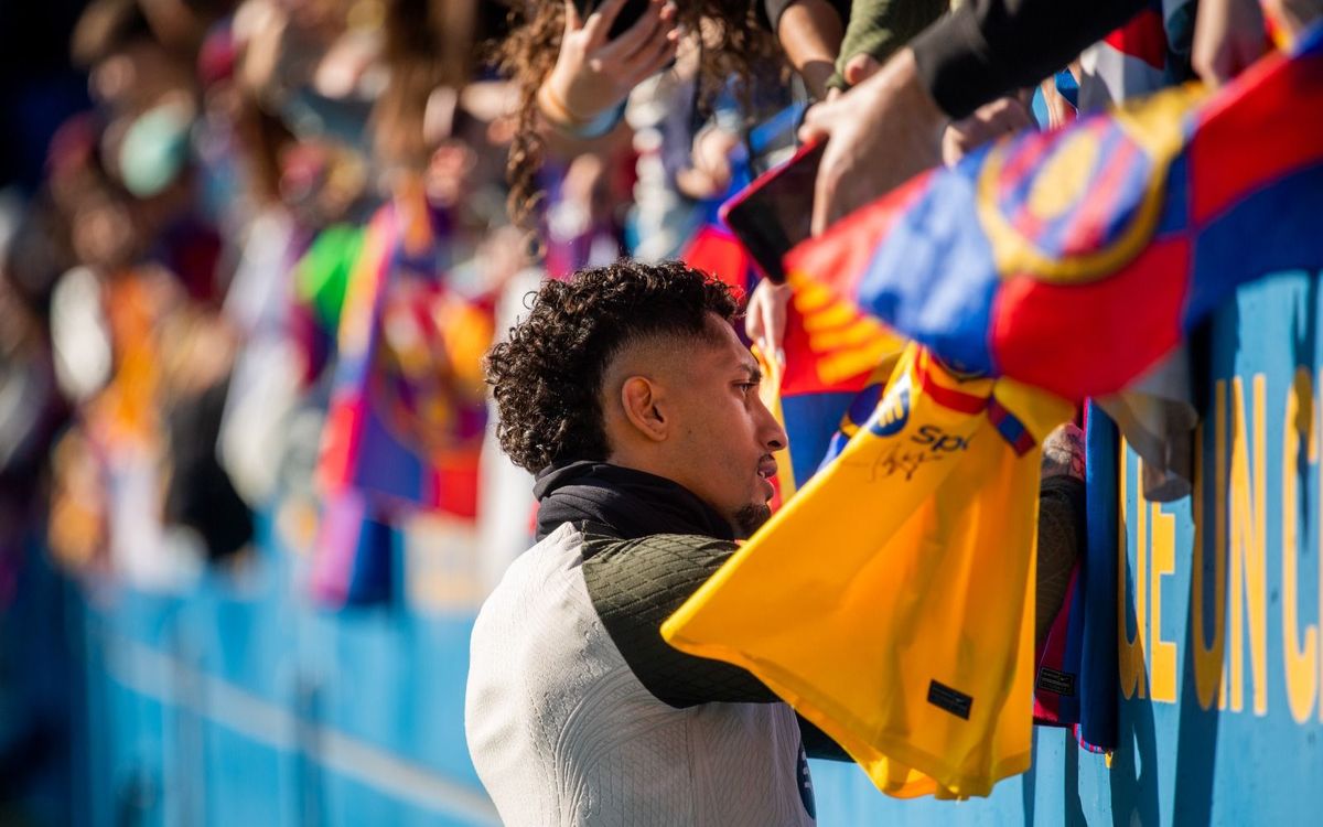 Entraînement à portes ouvertes, le 29 décembre au Stade Johan Cruyff