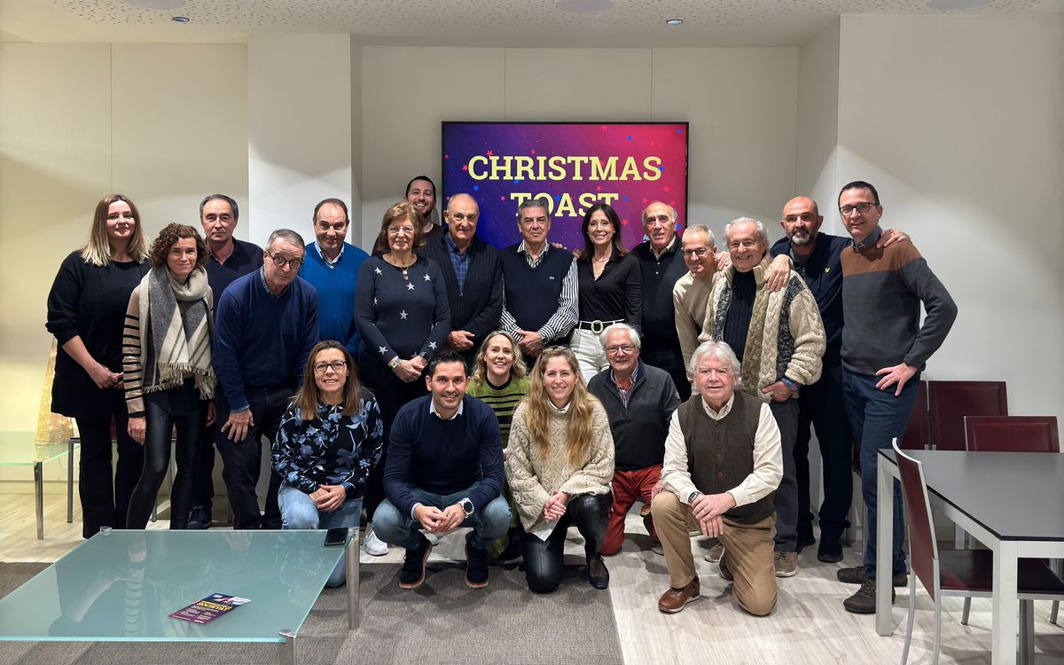 Encuentro navideño con los alumnos de los cursos de inglés