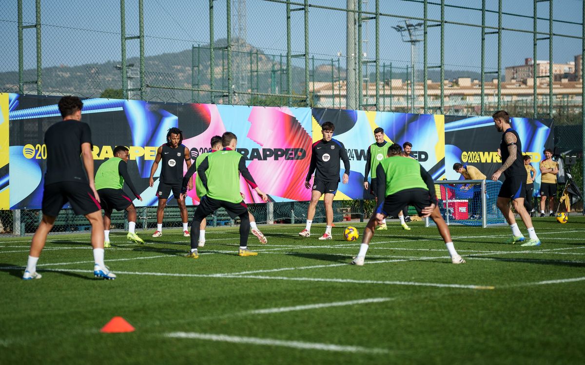 El primer equip masculí tornarà als entrenaments el 29 de desembre