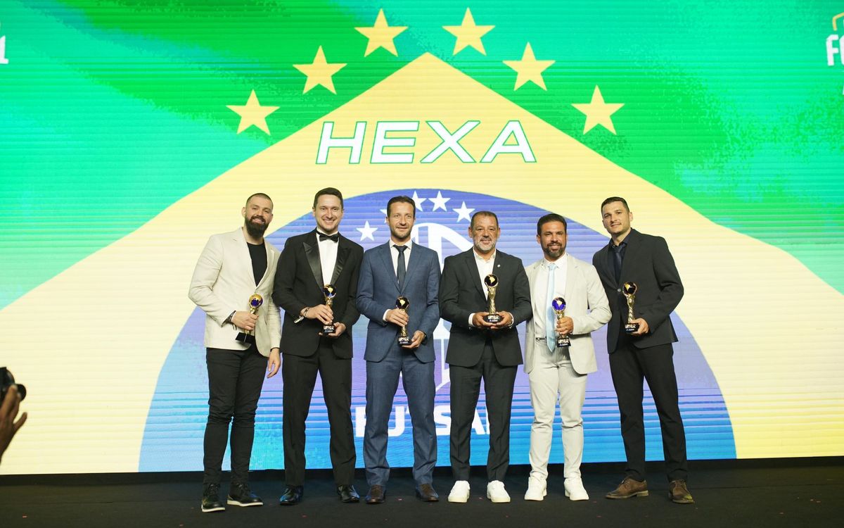 Premiados en la Gala do Mundo Futsal