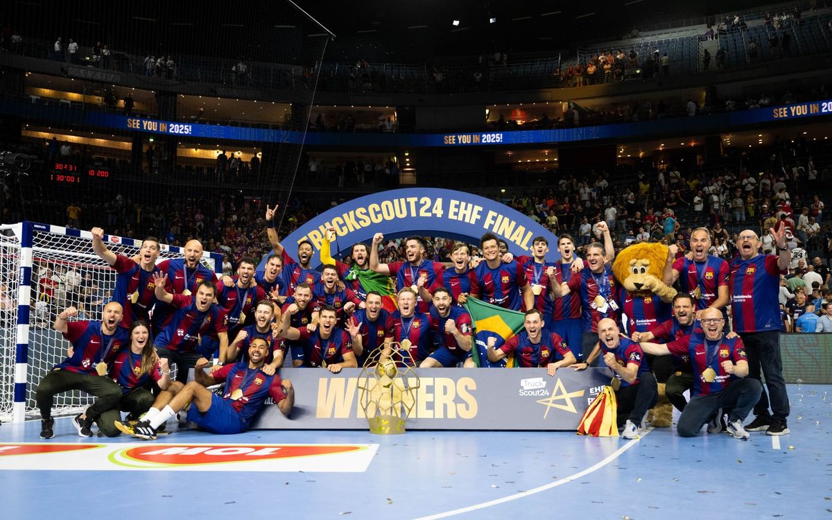 Concluye un 2024 espectacular para el Barça de balonmano