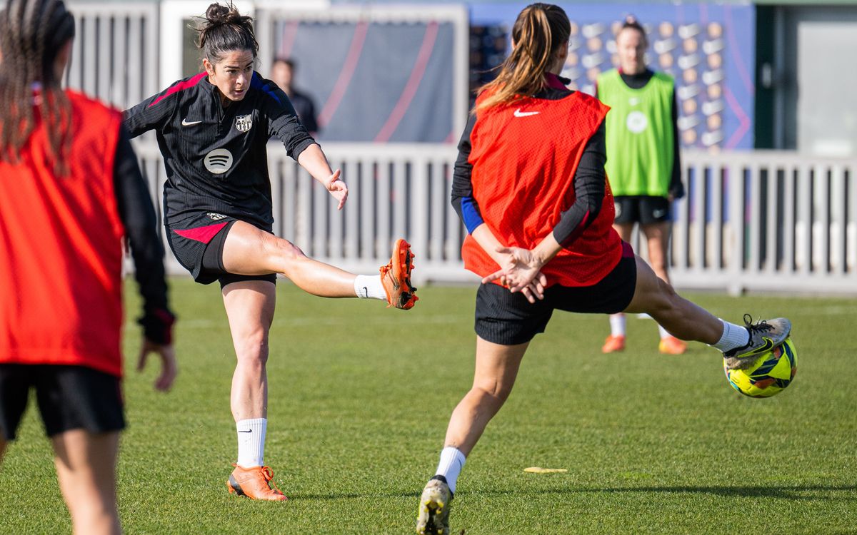 Primer entrenamiento del año al completo