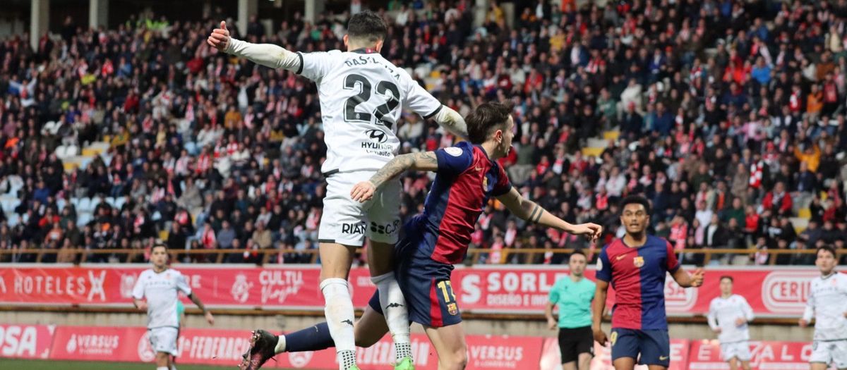 Cultural Leonesa - Barça Atlètic: Empat al camp del líder (1-1)