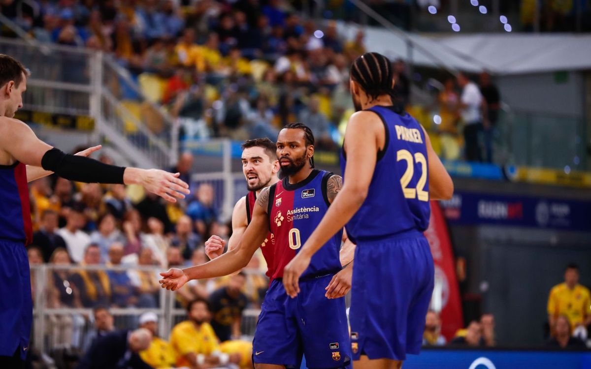 Gran Canaria 74-77 Barça: Important win away from home