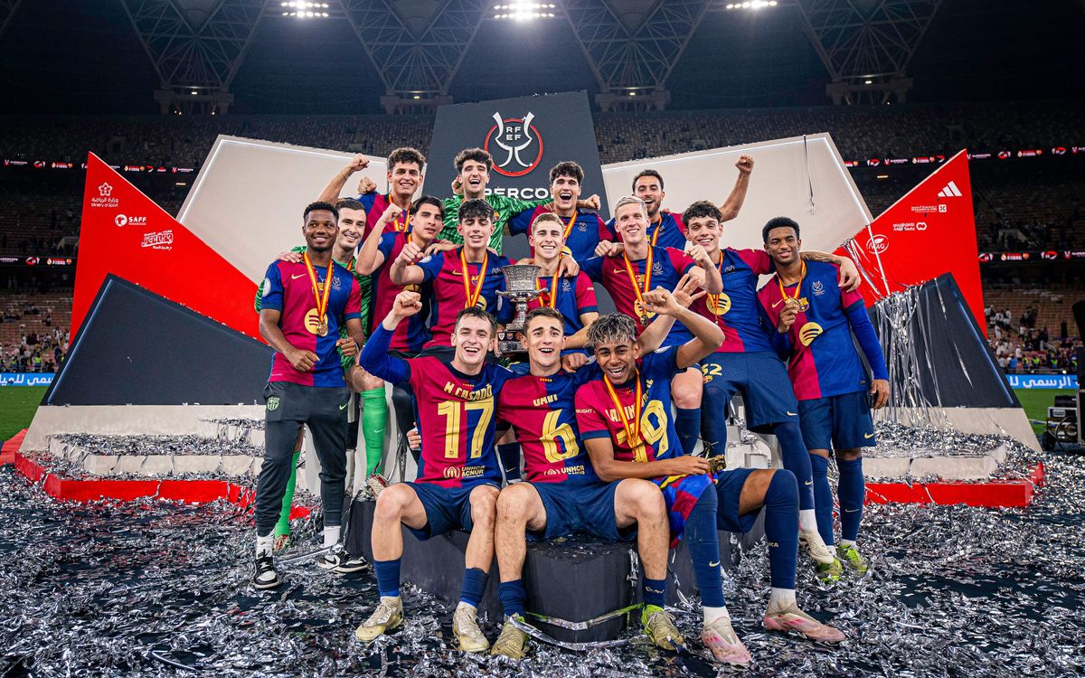 First trophy for 13 FC Barcelona players