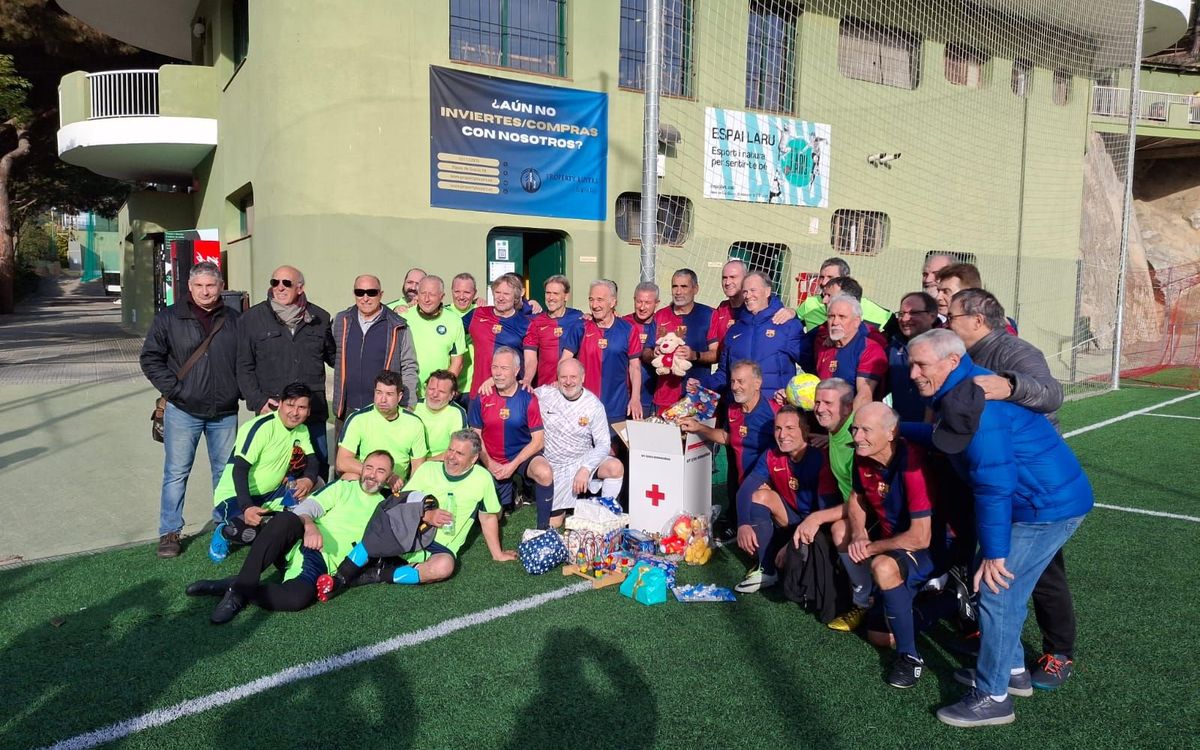 Partido benéfico Cap Nen sense Joguina en Mataró