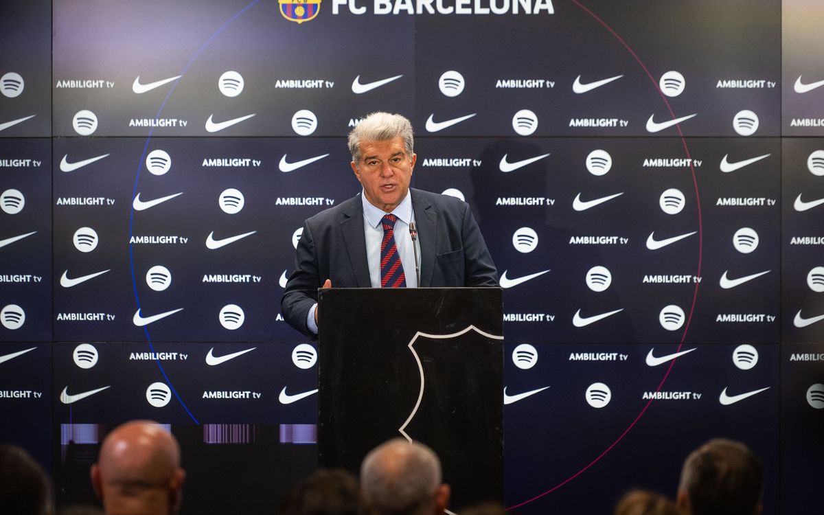 Joan Laporta: 'Barça's strength has been shown'