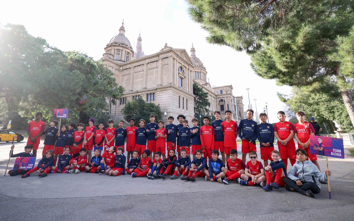 Selected players from our academy teams and summer camp programs enjoying Barcelona!