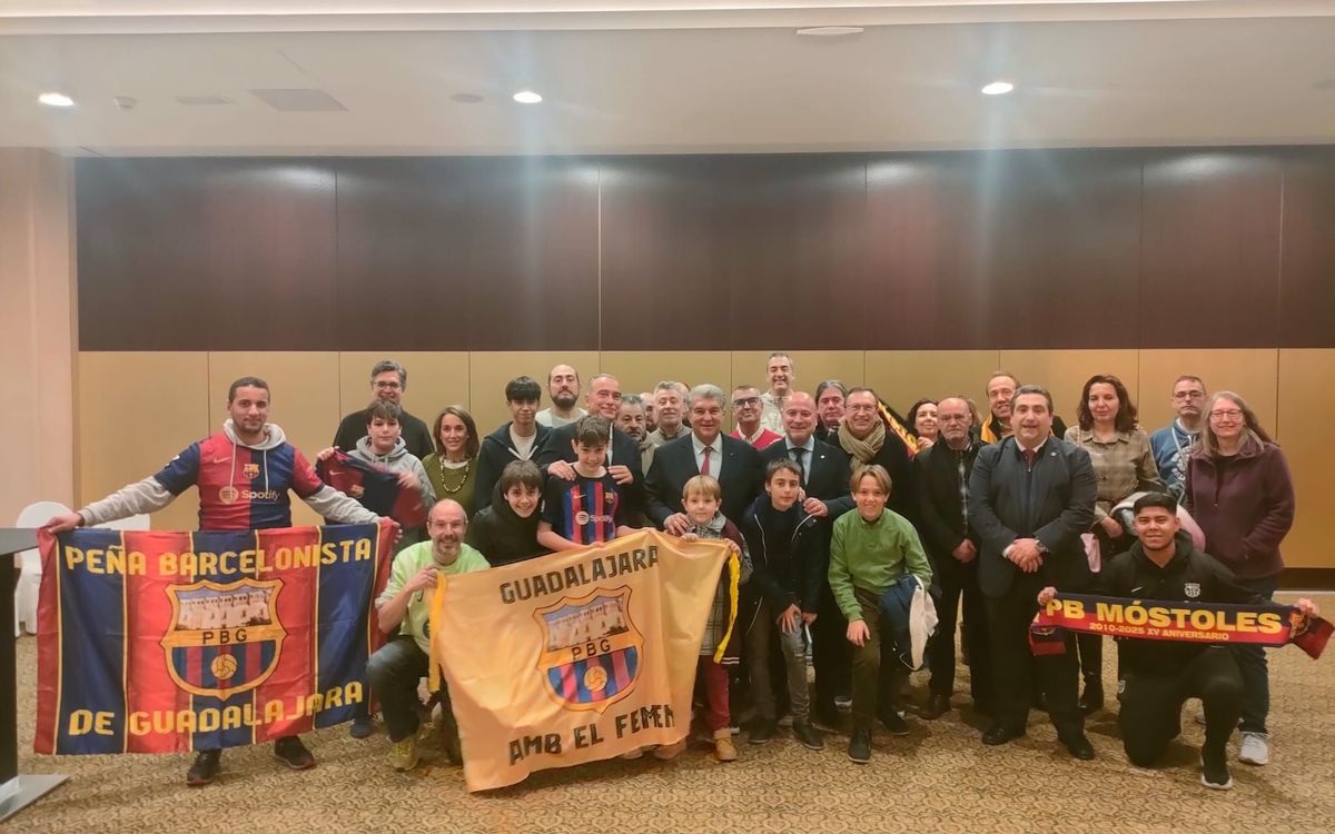 Joan Laporta meets Supporters' Clubs in Madrid