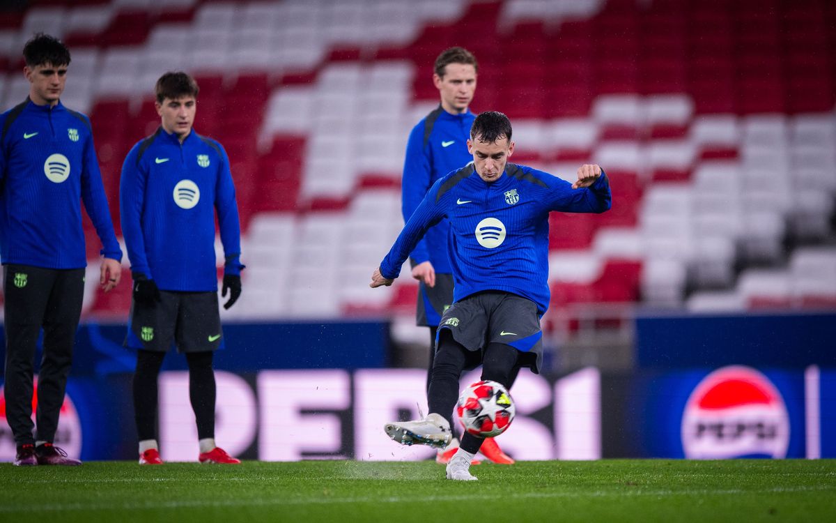 Estadio Da Luz hosts final training session