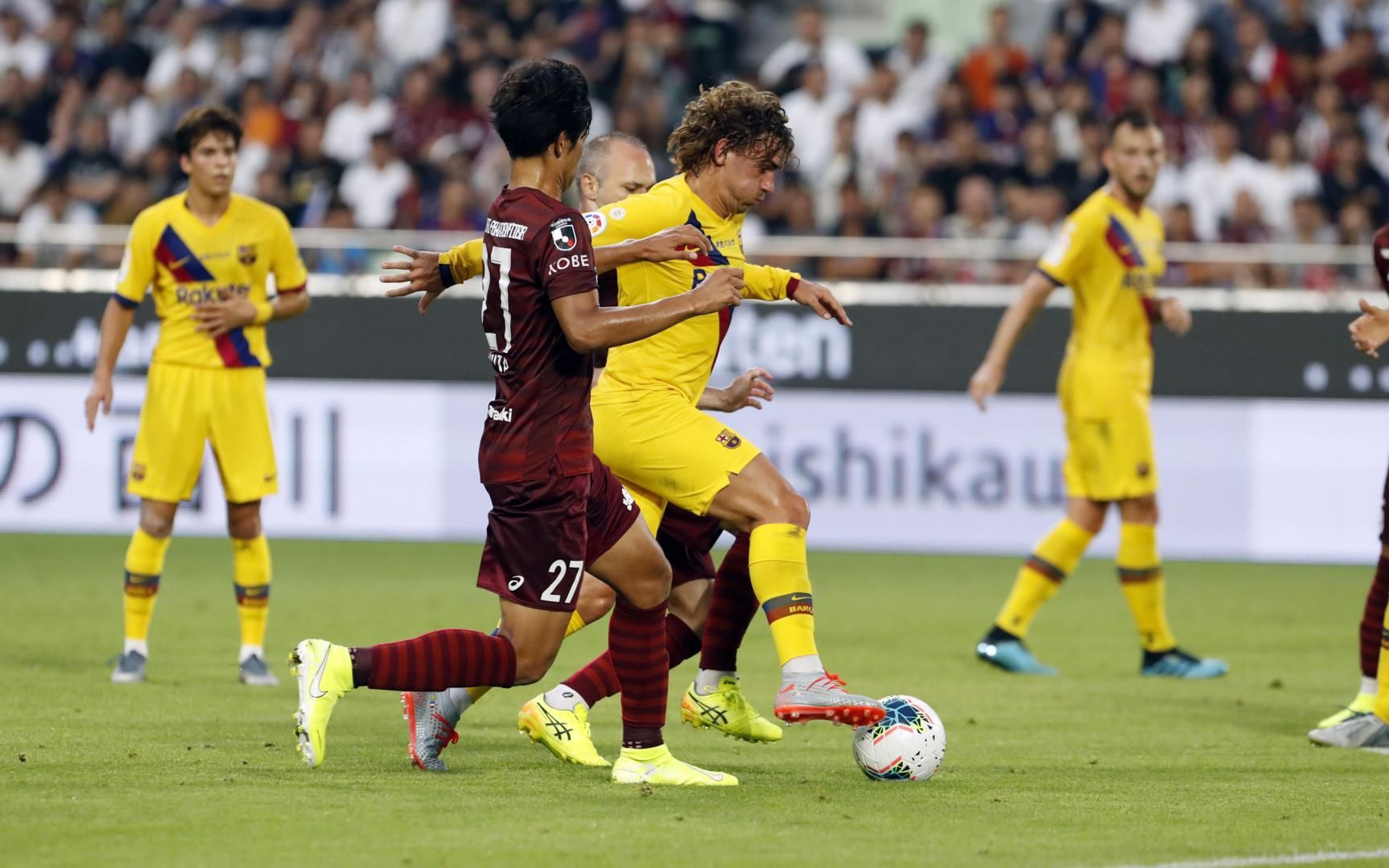 The win over Vissel Kobe, in photos